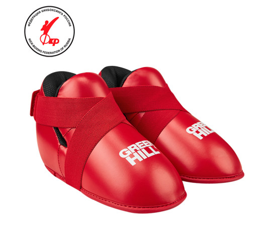 Футы для кикбоксинга Green Hill р.L красные Красный image